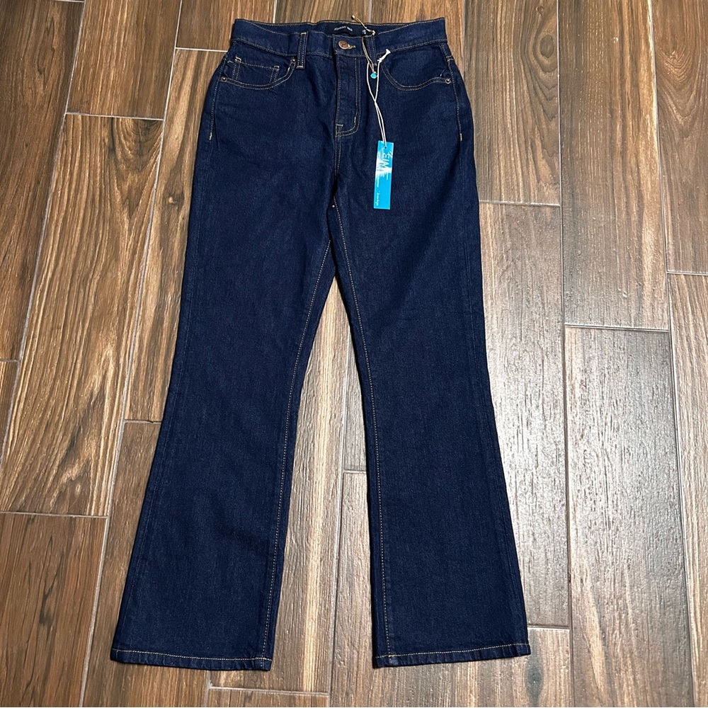 Johnny Was Women's Marseille Baby Boot Jeans 26 Marcheeta NWT Dark Wash Tencel - Picture 2 of 9